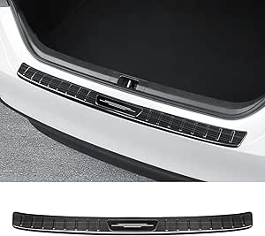 Stainless Steel Rear Bumper Protector For Hyundai Kona 2024-2025 - Trunk Sill Guard In Silver