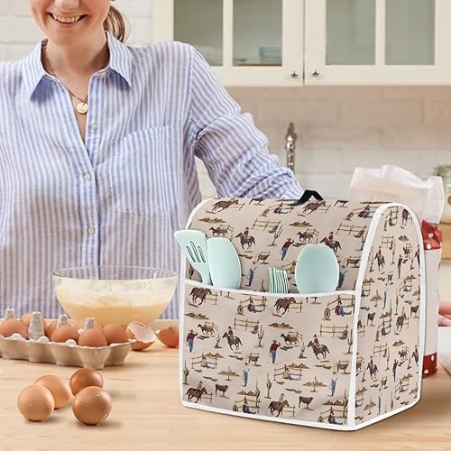 Miniatura 4 de Western Cowboys - Funda para batidora compatible con mezclador de cocina de 6 a 8 cuartos de galón, fundas lavables a prueba de polvo para todos los