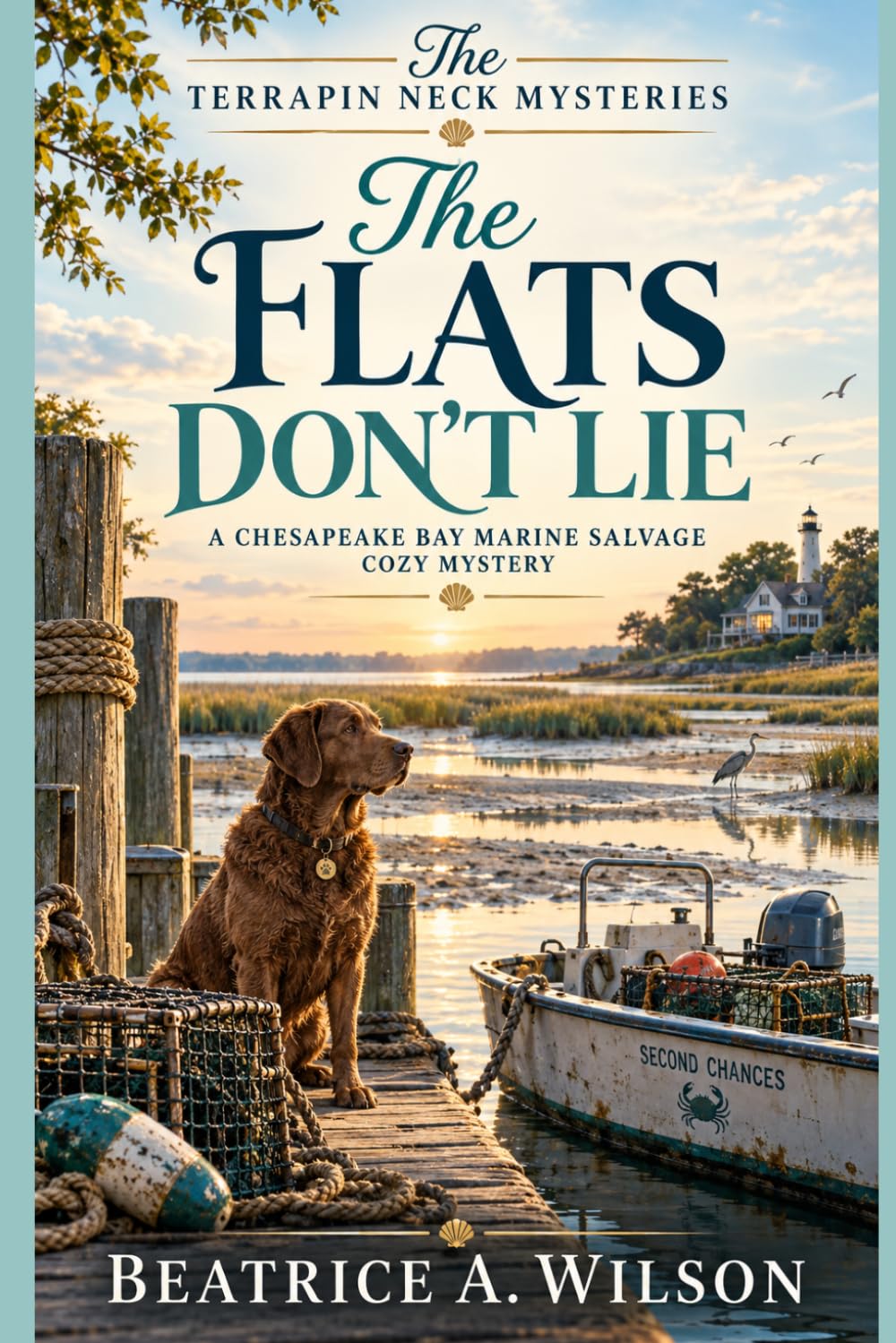 The Flats Don't Lie: A Chesapeake Bay Marine Salvage Cozy Mystery (THE TERRAPIN NECK MYSTERIES)