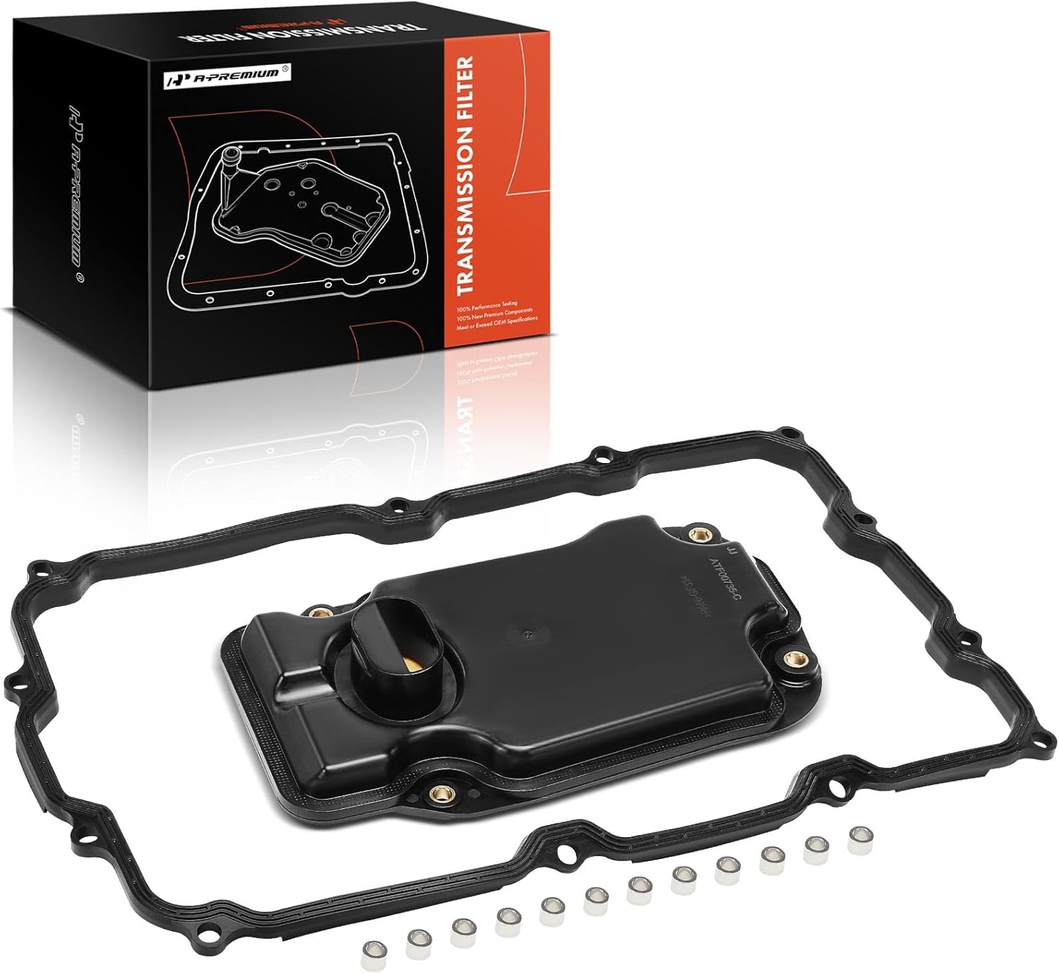 A-Premium Automatic Transmission Fluid Filter with Pan Gasket, Compatible with Toyota Tundra 2008-2012, Sequoia 2008-2012, Land Cruiser 2008-2011 2013-2015 & Lexus GX460 2010-2015, LX570