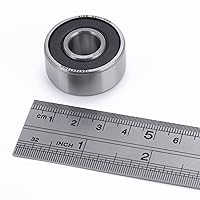 Vista 6 de XIKE 1 Pcs 2201-2RS Sealed Self-Aligning Ball Bearings 12x32x14mm, Lubricated and Chrome Steel Fits