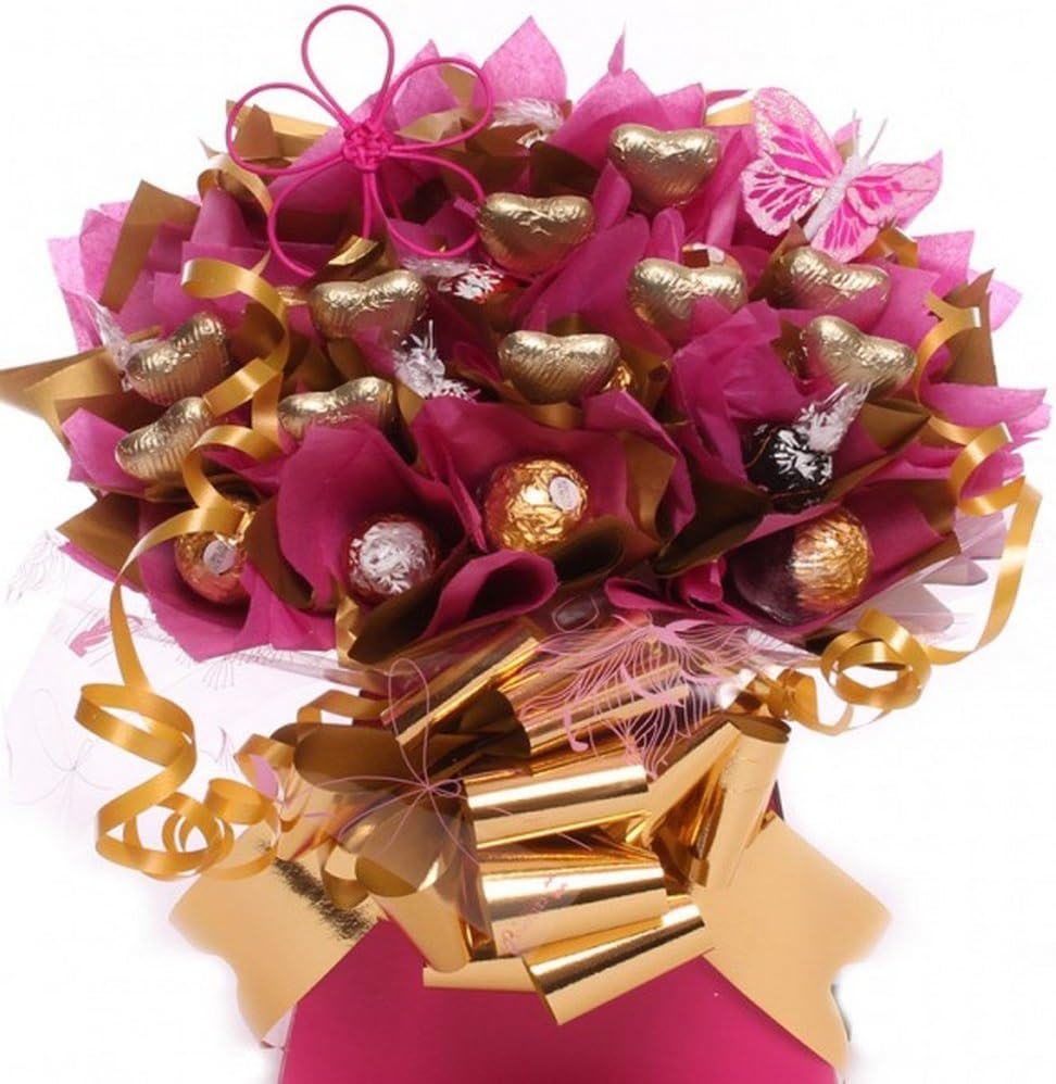 Fuchsia Gold Bouquet