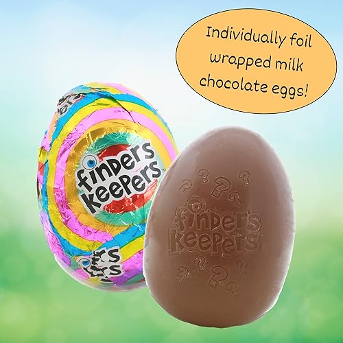 Miniatura 5 de Hot Wheels Finders Keepers, huevos de chocolate con leche con mini auto coleccionable en el interior, rellenos de cesta de Pascua para niños, 0.7