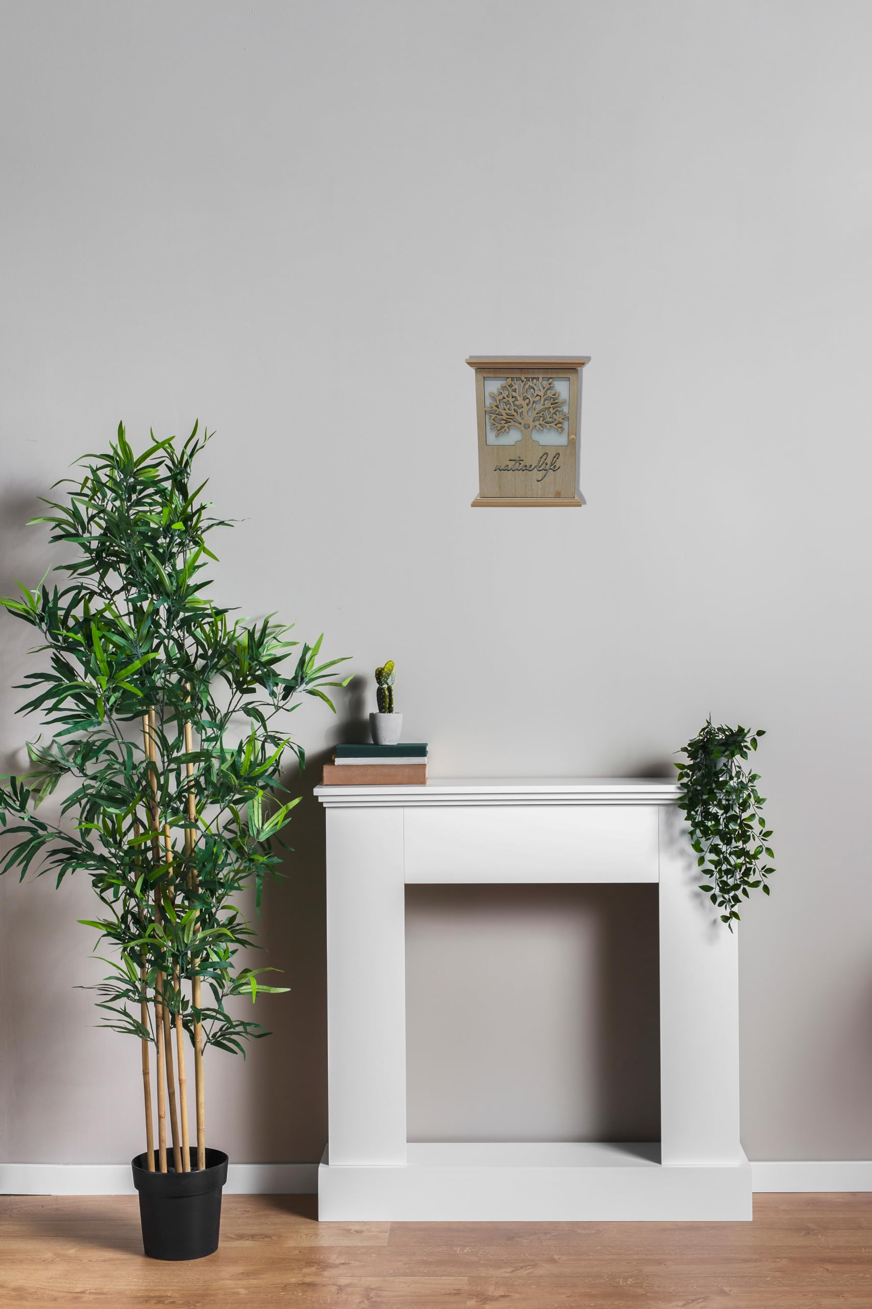 Boîte à Clés Murale Ou Vide-Poches – Bois MDF – Design Levier De Vitesse Argent/Or