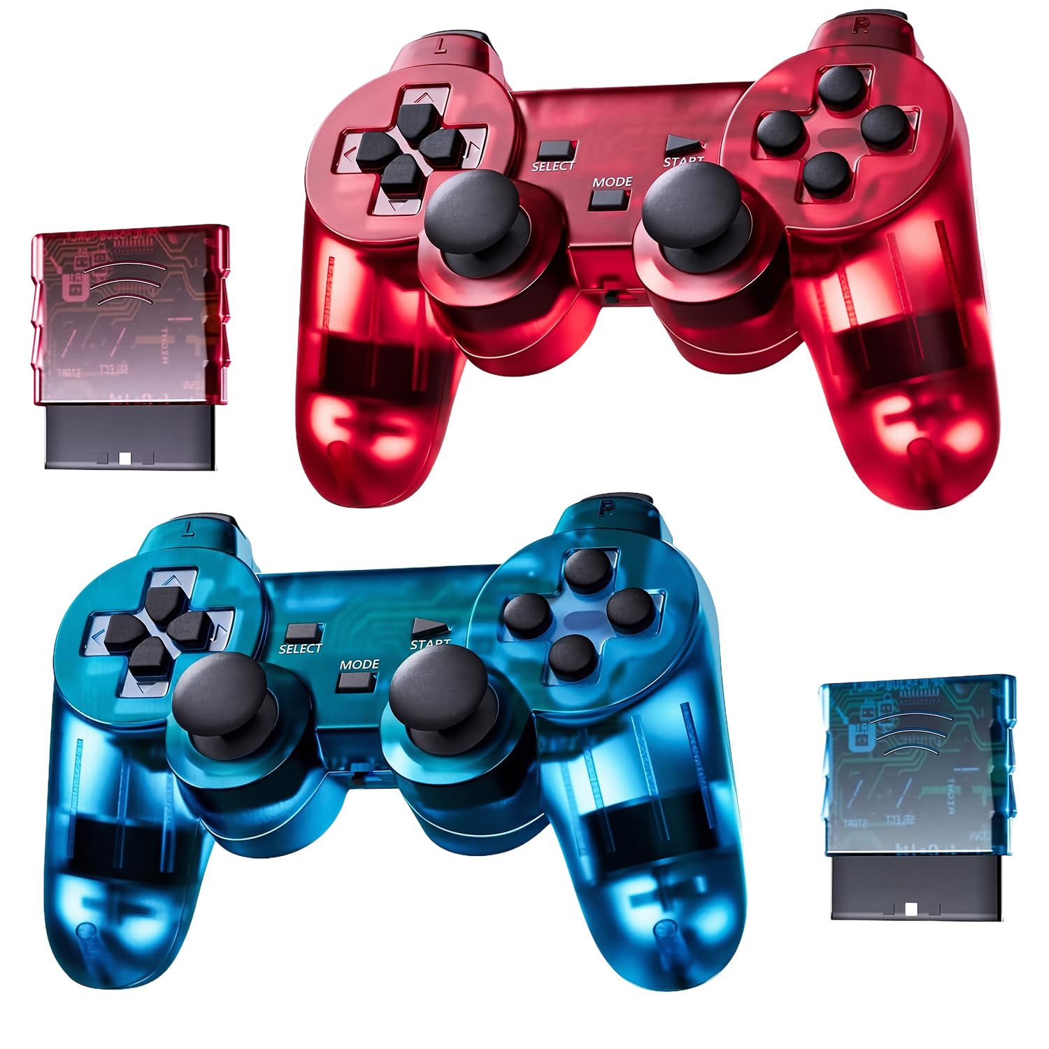 PS2 新品 ワイヤレスコントローラ Amazon | PS2 ワイヤレスコントローラー (プレステ2で使える2.4