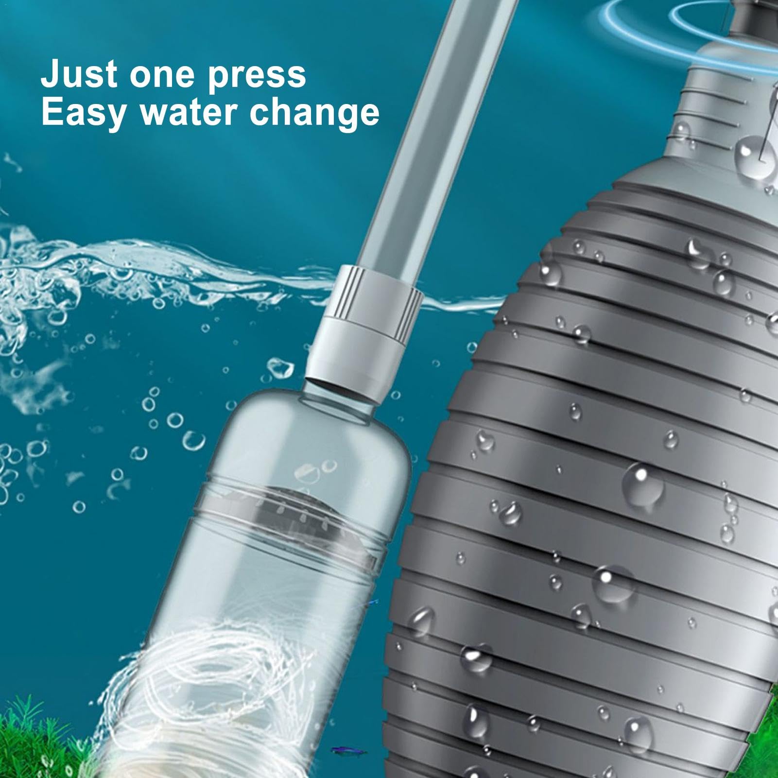 Siphon-Handpumpe – Aquarium-Staubsaugerpumpe, Aquarium-Siphon-Staubsauger