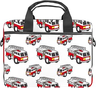 Fire Engine - Maletín para portátil (13,4 a 14,5 pulgadas), color blanco