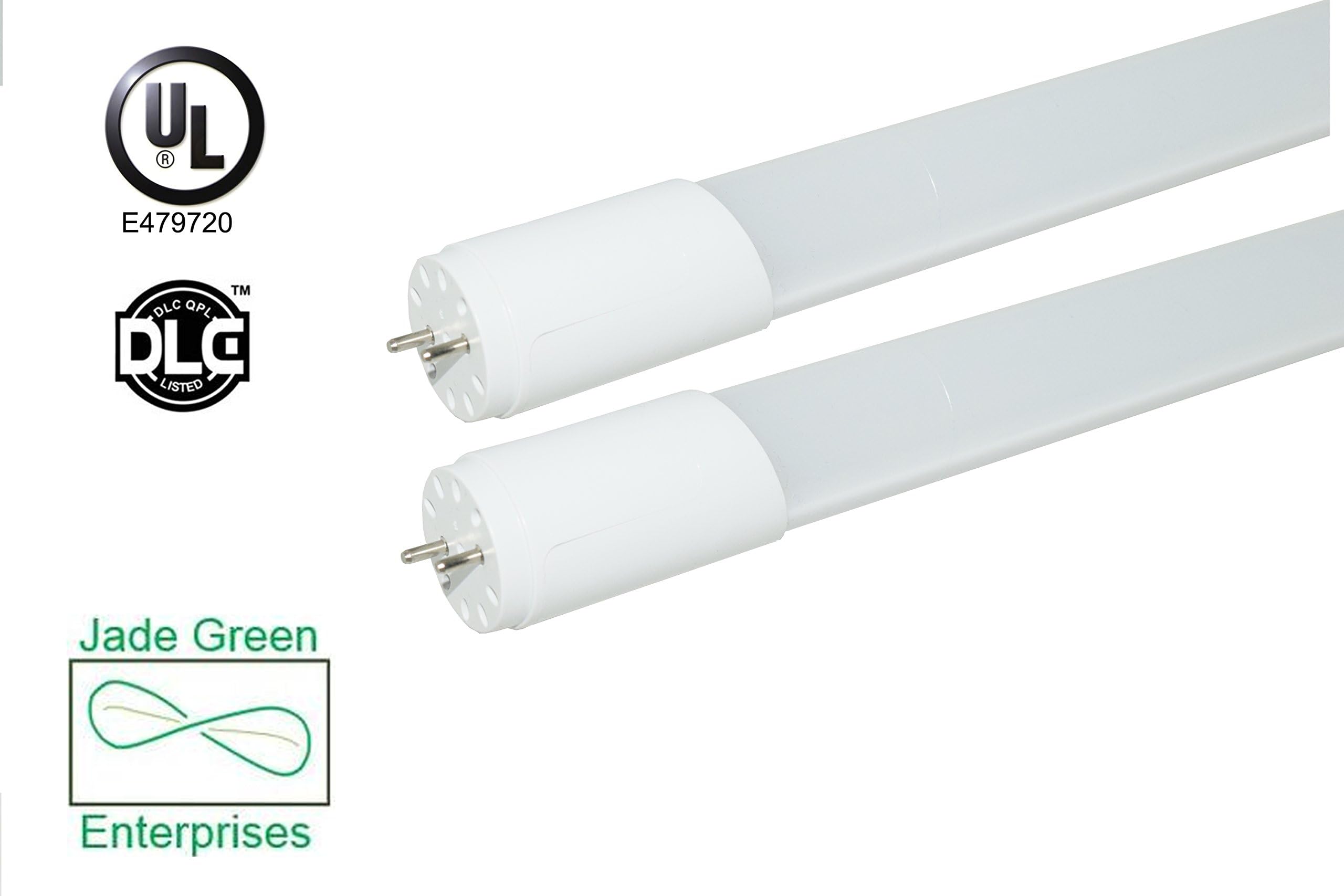 4 Foot T8 LED Tube Light 14W, 3000K (Warm), 2030 Lumens (145 Lm/W), Single End Power, UL and DLC Listed, DLC Listed
