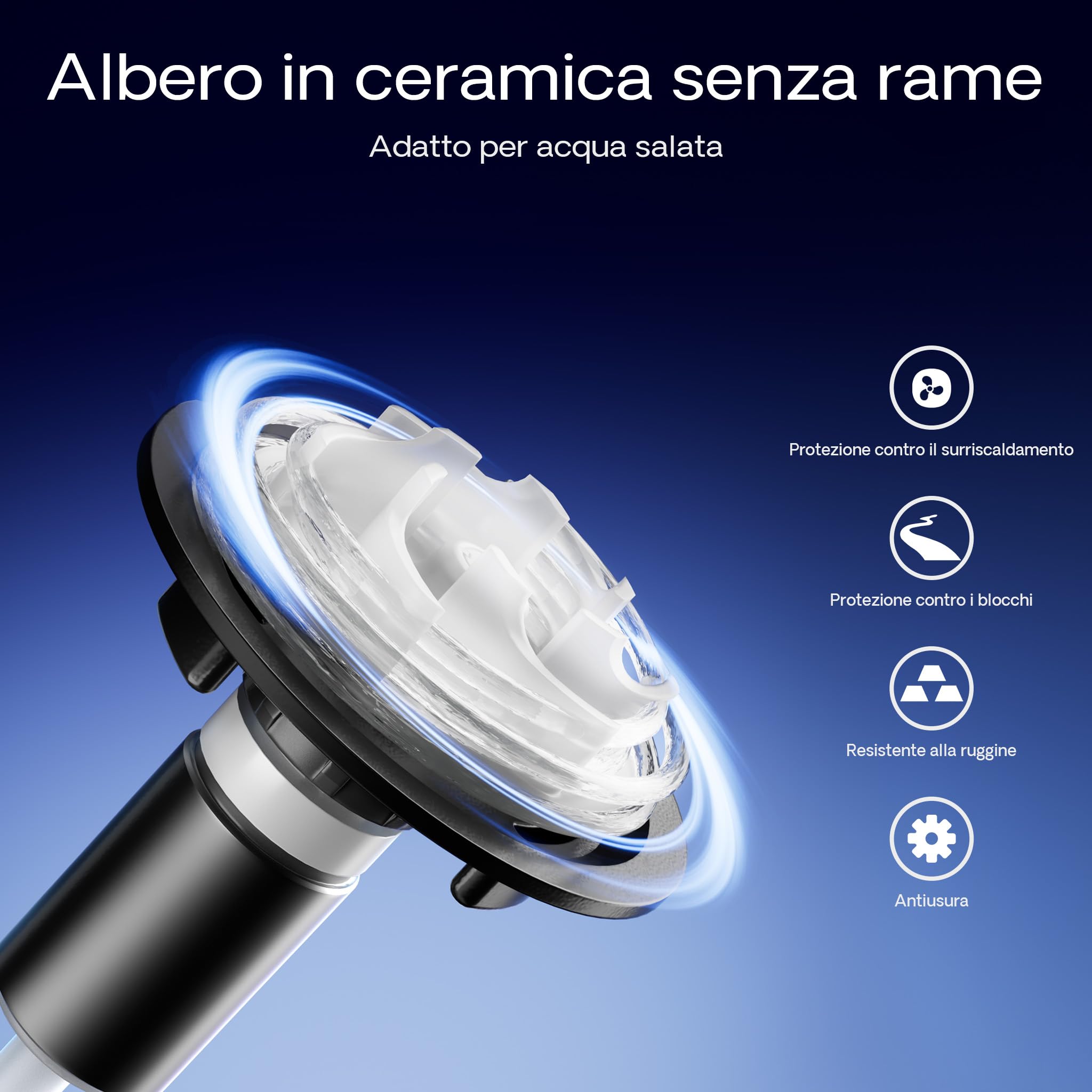 SunSun CTM-2800 SuperECO Pompa da laghetto 3000l/h 10W per circolazione acqua