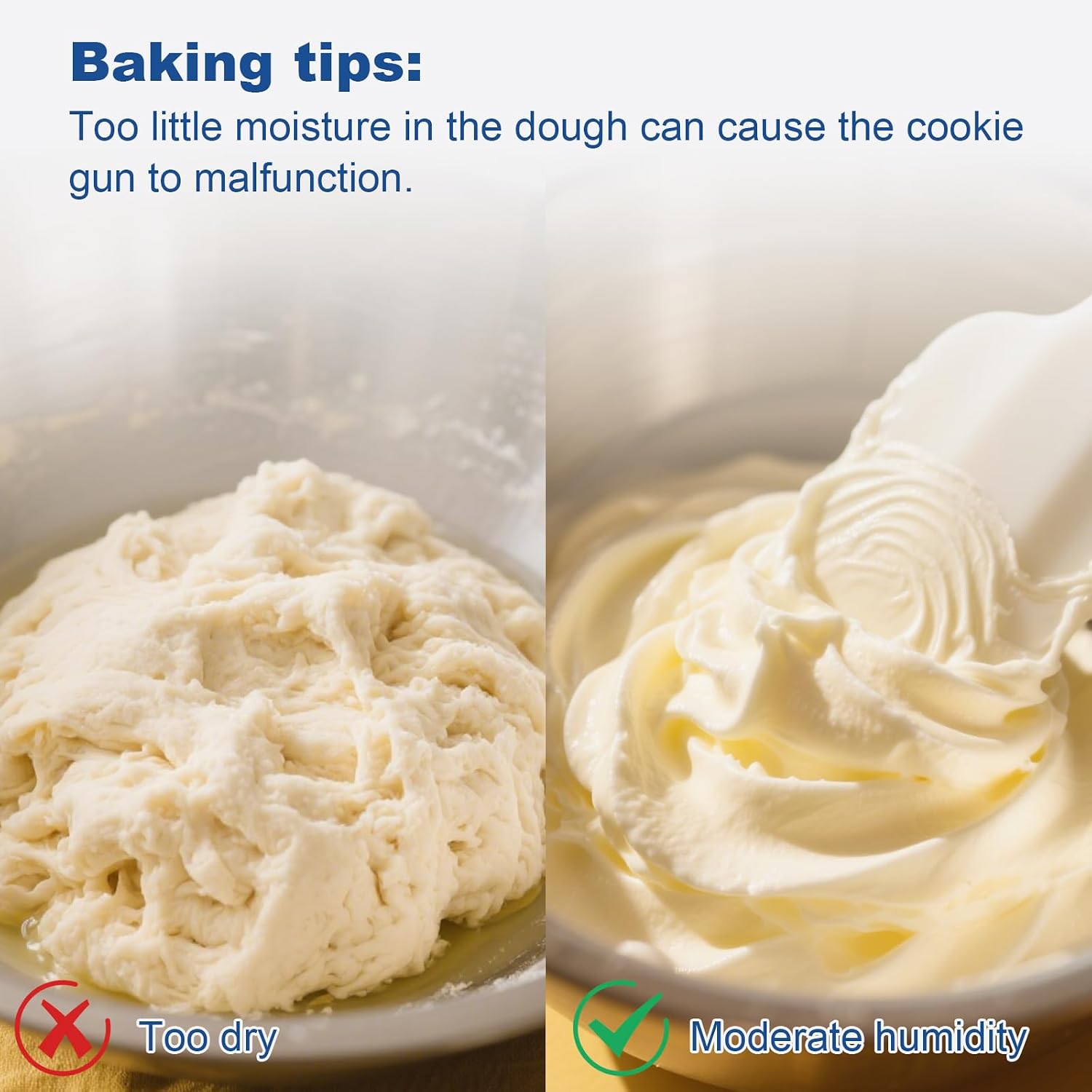 Cookie Press Kit, Upgraded Cookie Maker Gun, Stainless Steel Spritz Cookies Press for Baking With 20 Cookies Discs And 4 Piping Tips, for DIY Christmas Cook-ie Maker and Decorating