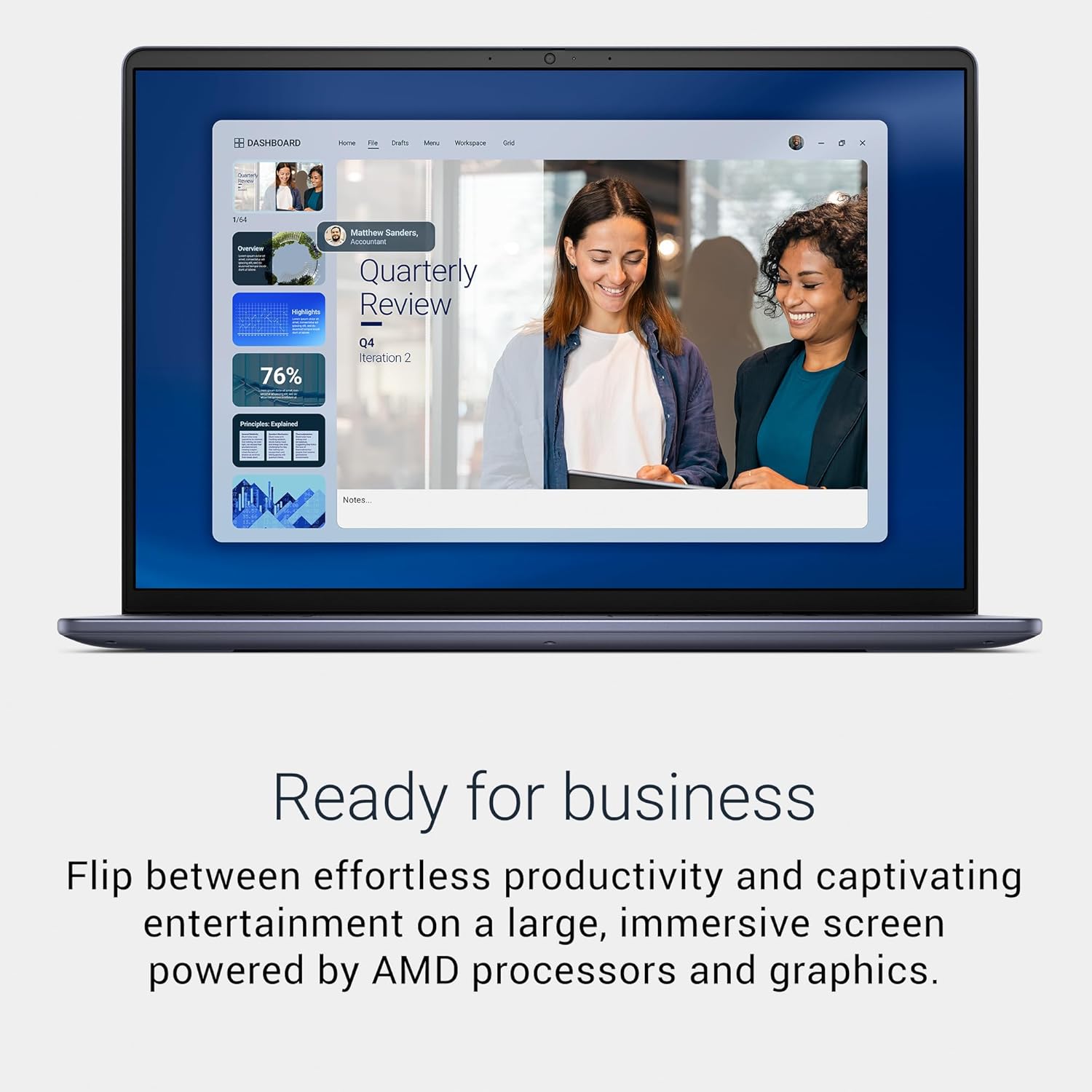 Dell 16 Laptop DC16256-16-inch FHD+ 300nits Display, AMD Ryzen 7 250, AMD Radeon Graphics, 16GB Memory, 1TB SSD, Backlit Keyboard, 1 Year Dell Care Plus Service and Accidental Damage-Windows 11 Home - Image 7