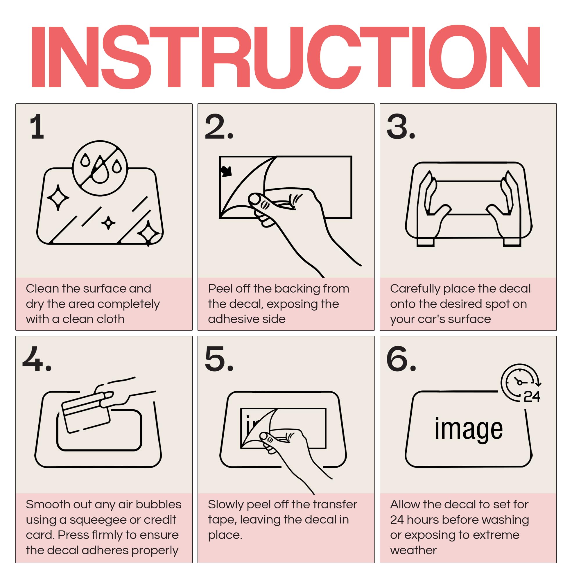 Baby in Car Sticker for Cars for Car Versatile Car Stickers and Decals Durable Car Sticker Set Durable — view 6