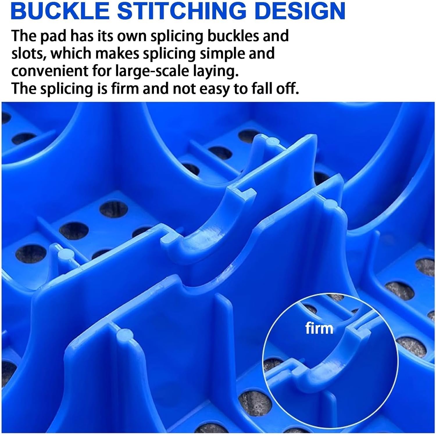 2-Piece Plastic Pallet, Lightweight Waterproof Storage Pallet, Ventilated and Breathable, Selected HDPE Material, Durable, Used in Supermarkets, Pets, Warehouses