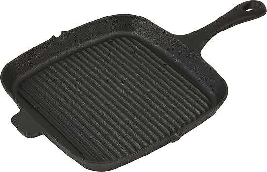 GoodCook Pre-Seasoned Cast Iron Grill Pan - Thumbnail 3