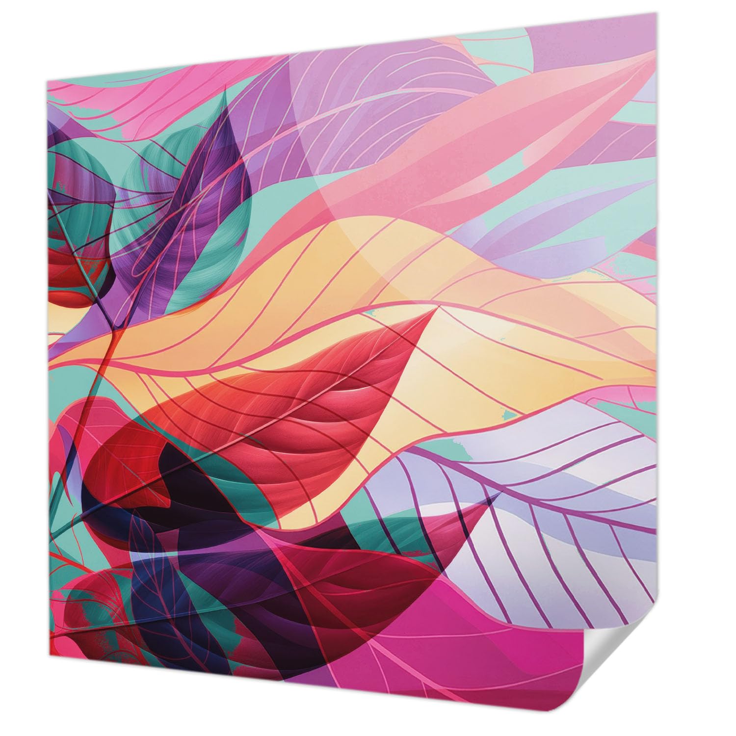 Papier peint autocollant résistant aux taches Tulup 250x250 pose murale facile