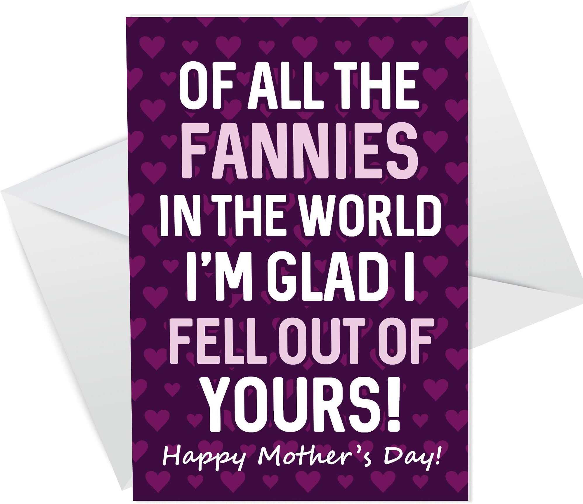 Red Ocean Funny Rude Mothers Day Card Novelty Card For Mum Card From Daughter or Son