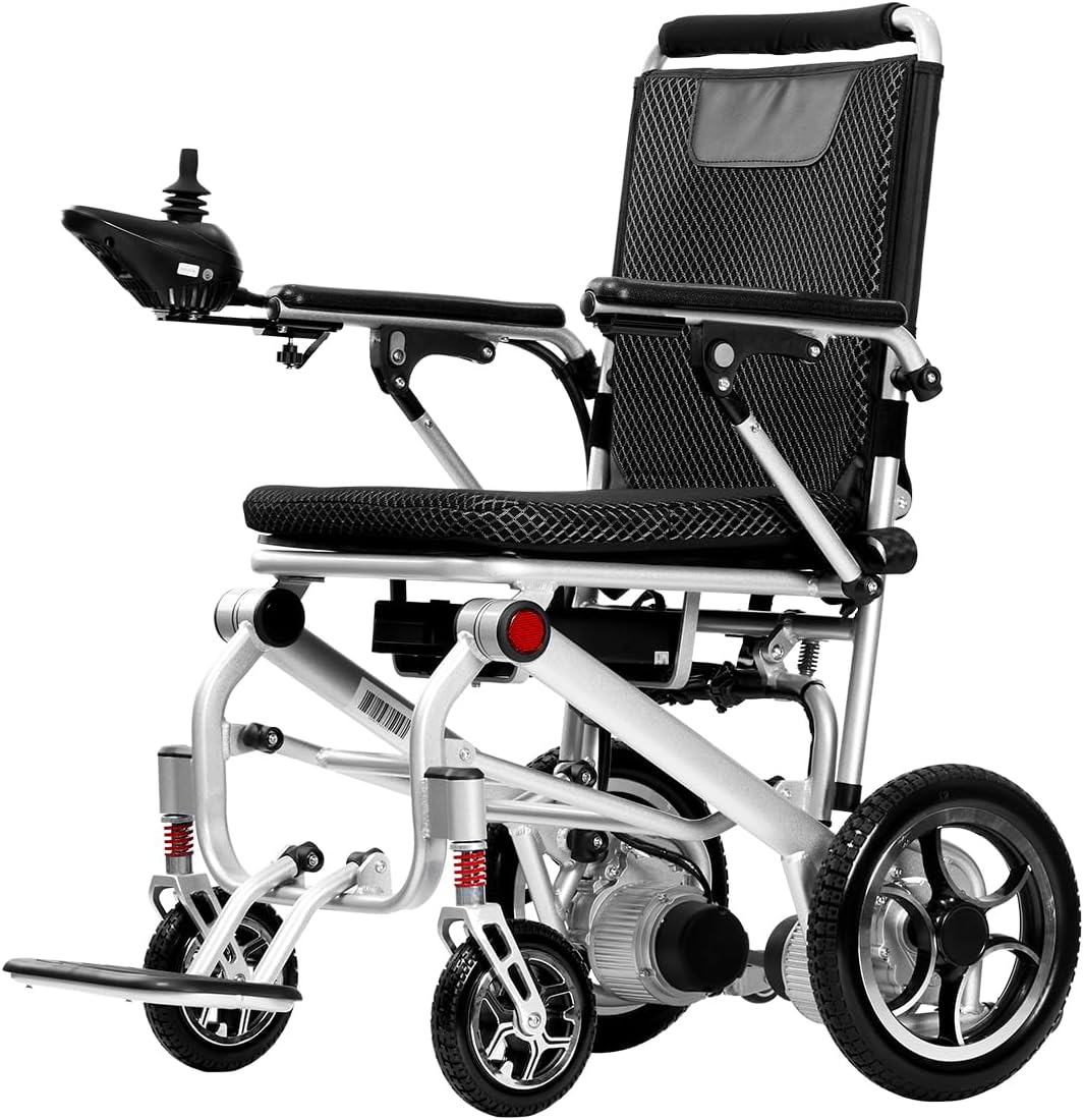 Angel Mobility Power Electric Lightweight Folding Travel Mobility Disability Wheelchair
