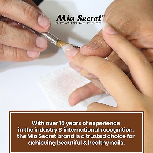 Miniatura 7 de Mia Secret - Kit de 14 piezas de polvo de inmersión para uñas, kit de inmersión con 2 polvos acrílicos de colores, polvo acrílico transparente,