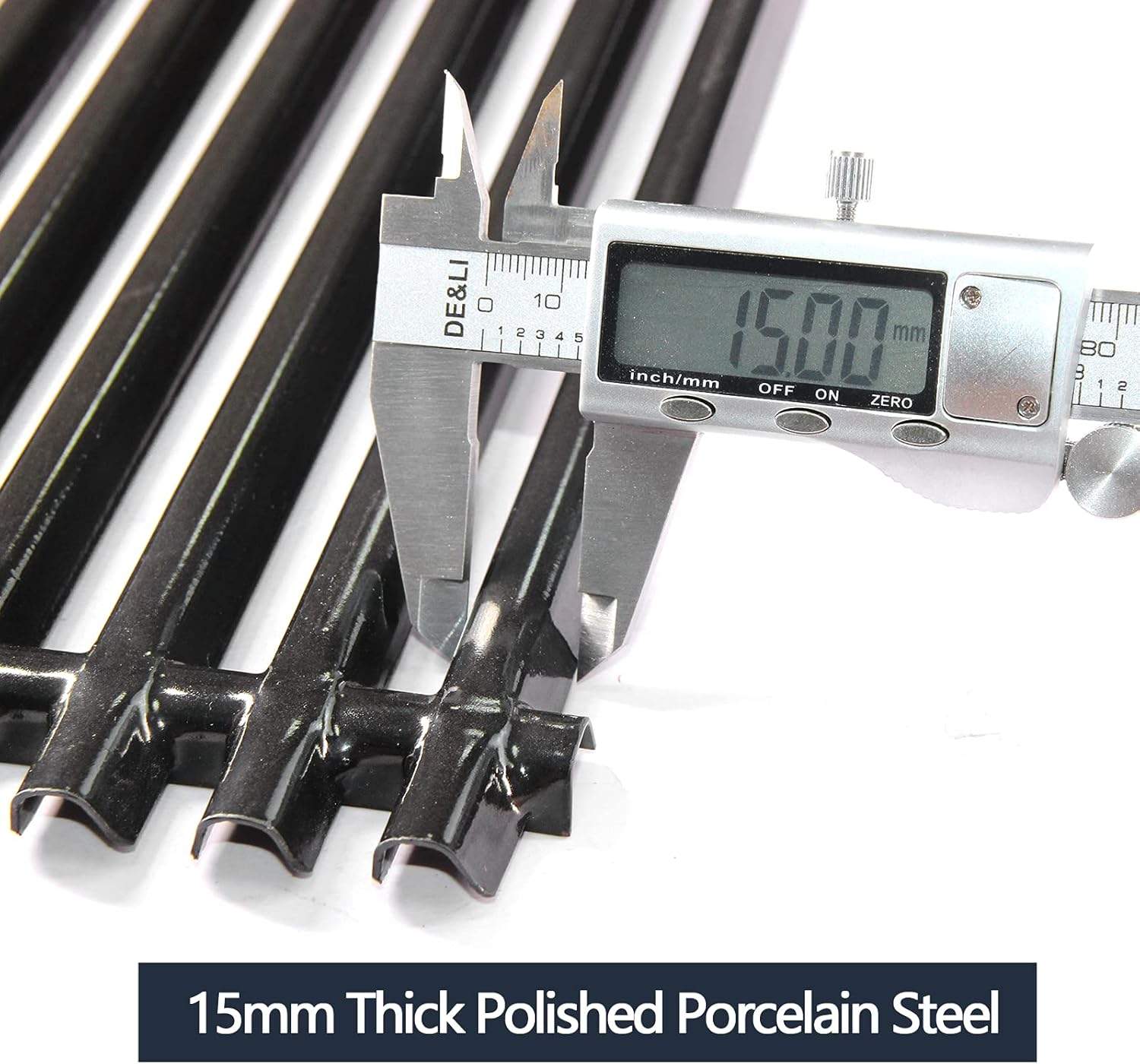 Hongso 17.4" Porcelain Steel Grill Grates 7525 for Weber Genesis Silver Gold B/C 8128 8133, Spirit E-310 E-320 S-310 S-320 (2007-2012), Spirit 700, Weber 900, Genesis 1000-5000 Gas Models, 7526 7527