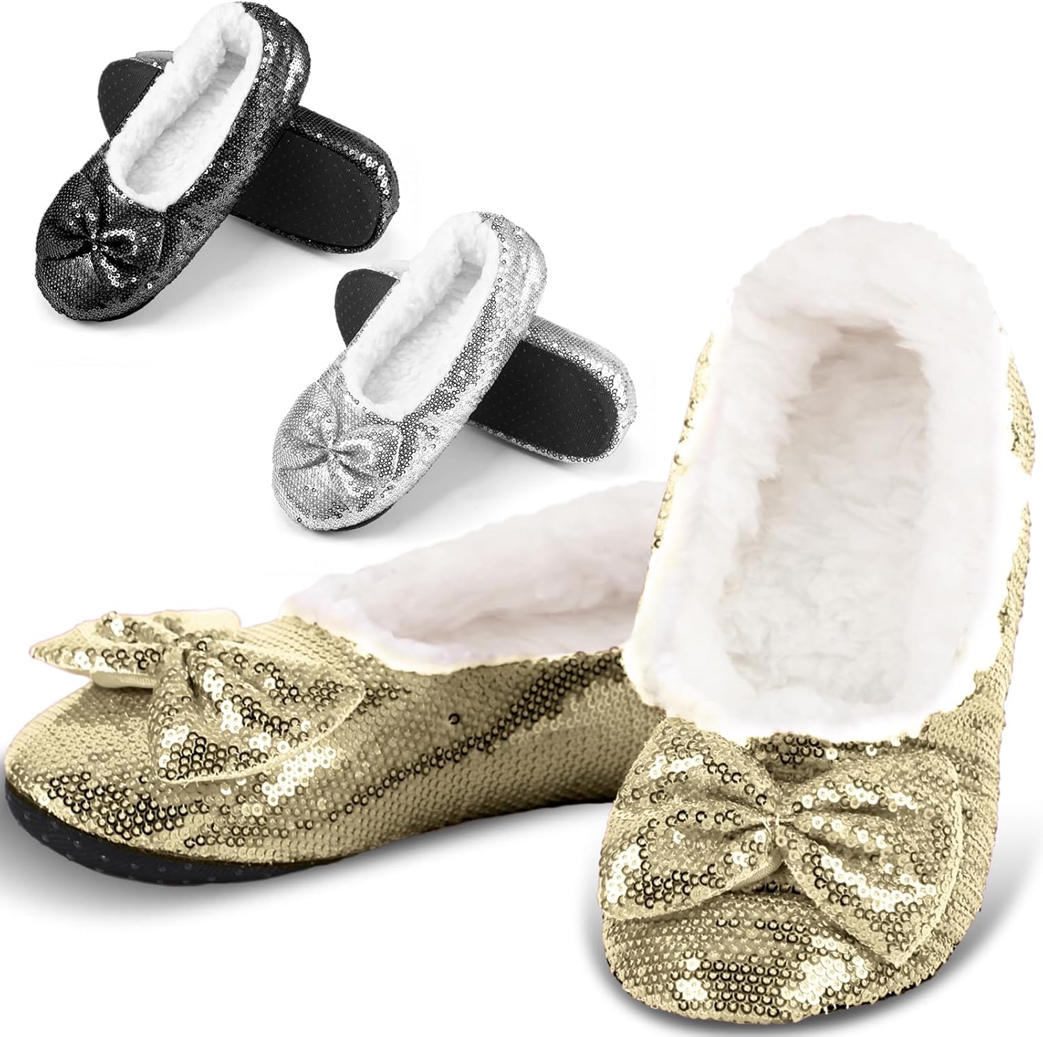 Pairs Women Ballerina Sequin Slippers, Bling Nigeria Ubuy