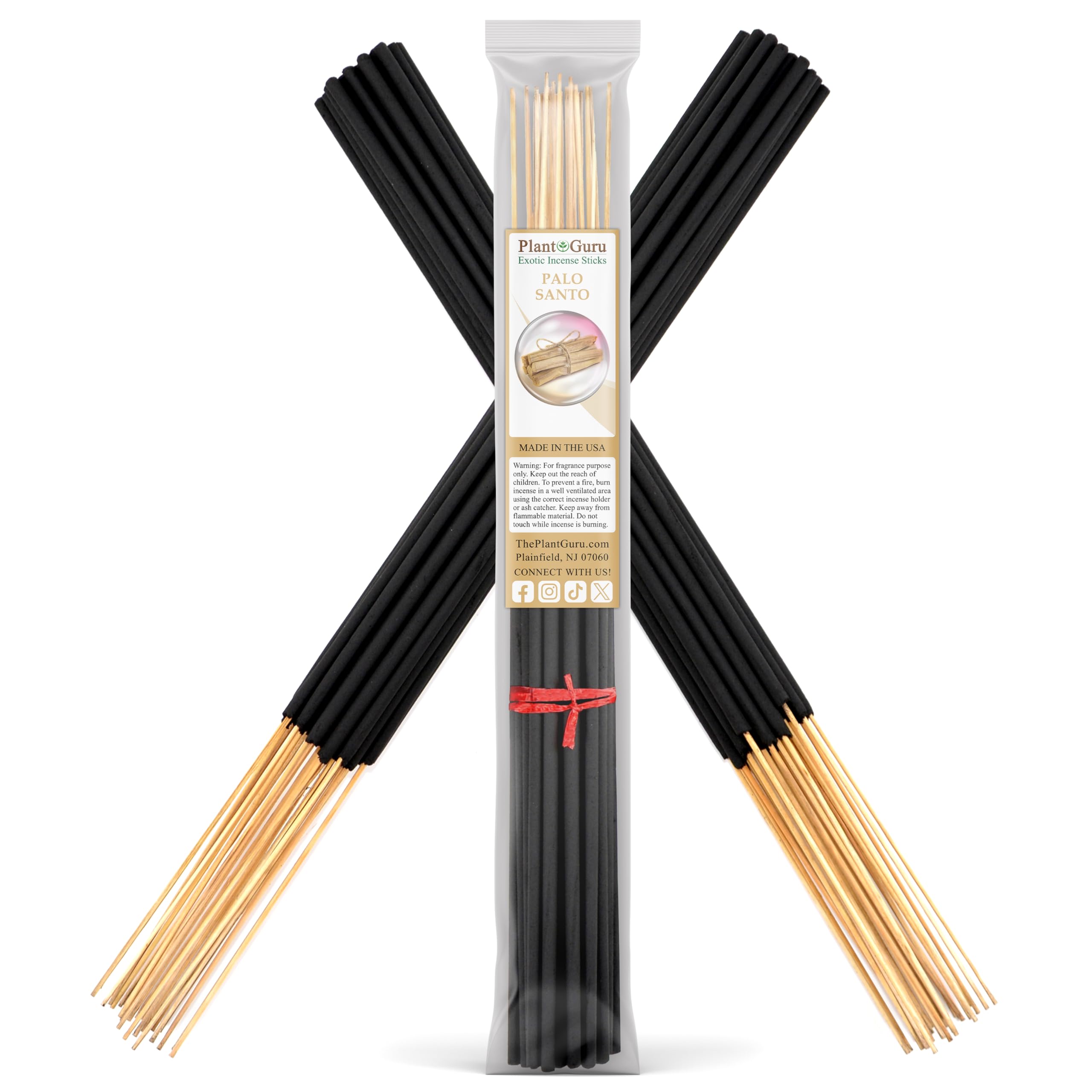 Palo Santo Exotic Incense Sticks Jumbo 19 Inch Long - Bulk 1 Bundle 27 to 30 Sticks - Natural 19
