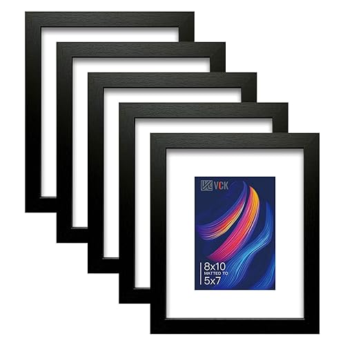 VCK 8x10 Picture Frame Set of 5 Display 5x7 Pictures