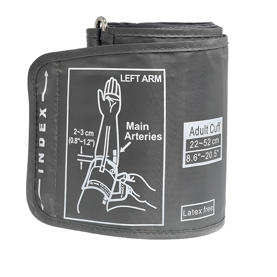 EIHI 1 Pieza Manguito Tensiometro Omron,Presimn Arterial Manguito Extra Grande(22-52 cm),Para Tensimmetrotensimmetro de Brazo,Compatible con Tensiometro de Brazo