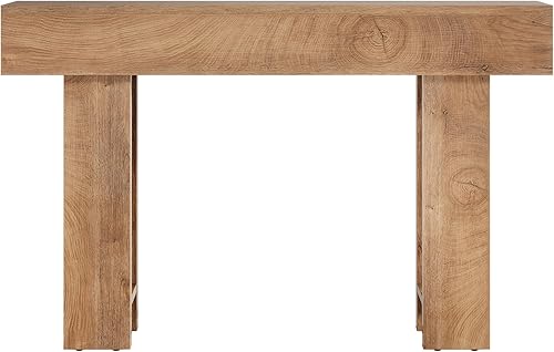 Miniatura 9 de Cealform - Mesas de consola para entrada, 47.2 pulgadas de largo, mesa de sofá detrás del sofá, mesa de entrada de madera estilo granja para sala de