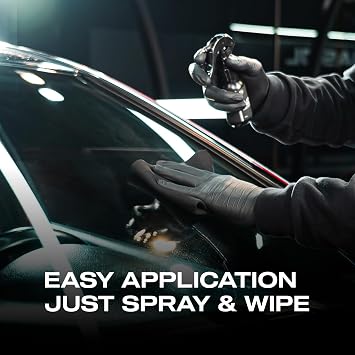 Nasiol GlasShield Nano Rain Repellent for Car Windshield, Glass Ceramic Coating, Super Hydrophobic to 30000 Miles, Super Easy Application Spray&Wipe, Clear Vision for Safe Driving, Easy Ice Removal
