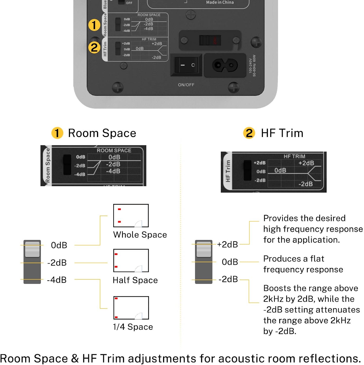 Donner Studio Monitors 3" Monitor Speakers Desktop, Professional CSR Bluetooth 5.0, 2-Pack Including Studio Audio Monitor Isolation Pads (Dyna3 White)