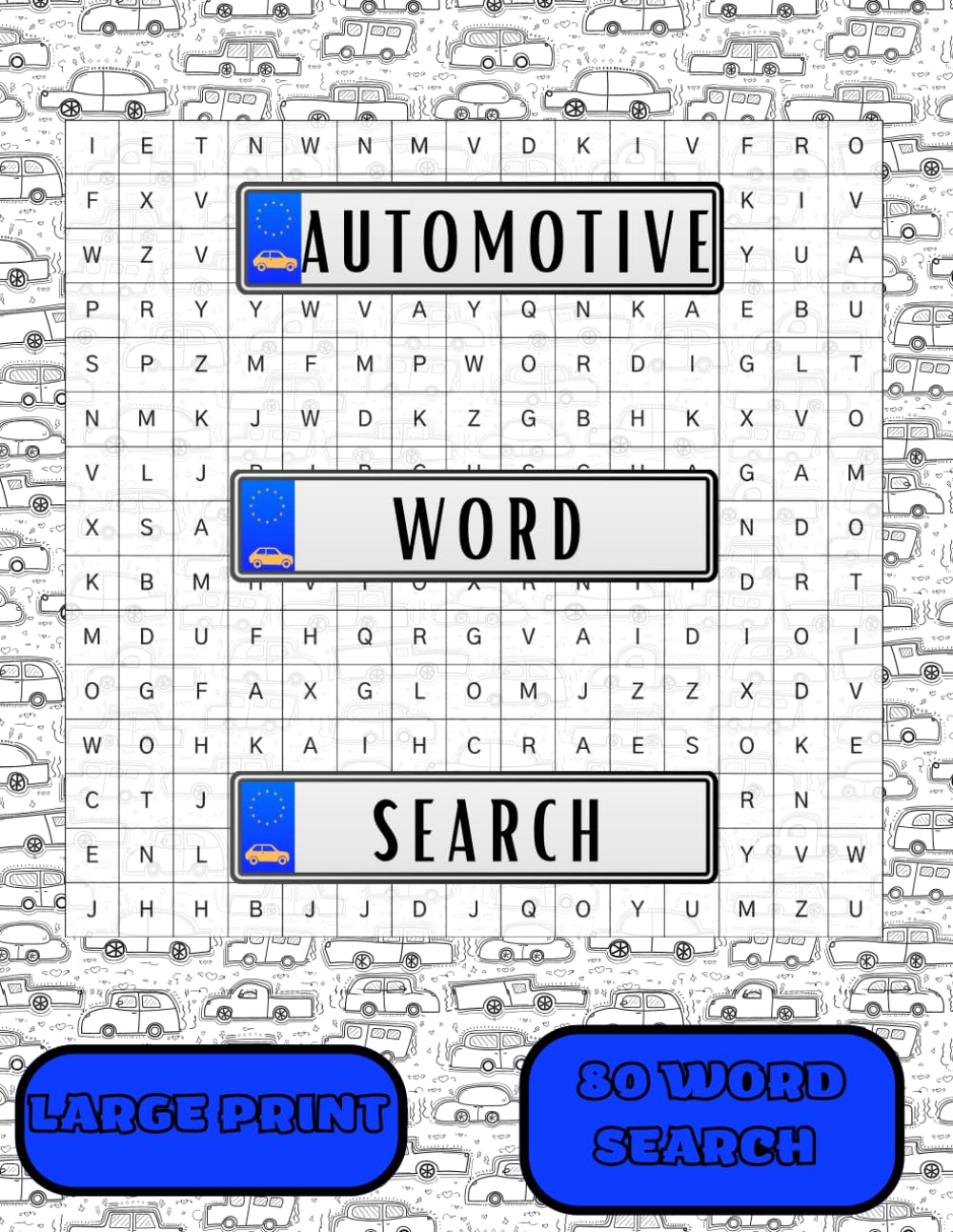 Automotive Word Search: Word Games for Car Lover | Cars Puzzels | Car Word Search