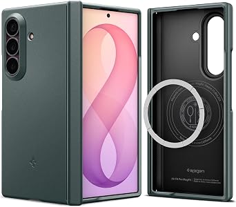 Spigen Air Fit Pro MagFit for Galaxy Z Fold 8 Ultra Case, Abyss Green