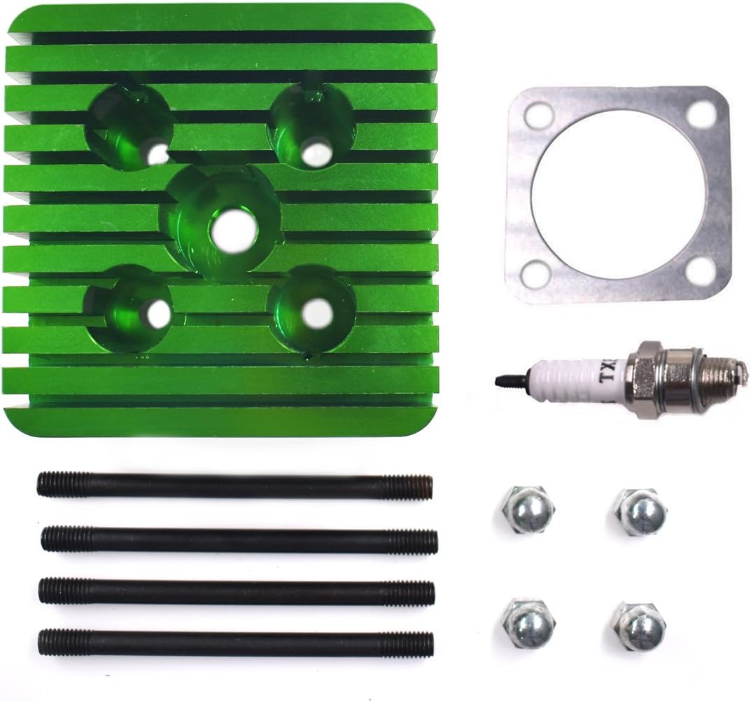 Northtiger Custom Green CNC Cylinder Head Spark Plug Bolts