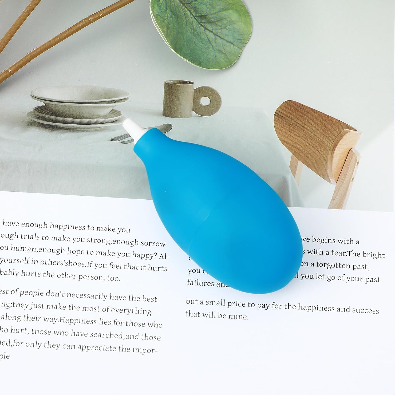 Air Duster, Camera Air Blower, Air Blower Dust Blaster for Lens, Keyboard, Watch Dust Cleaner Tool Coffee Cleaning Tool, Blue