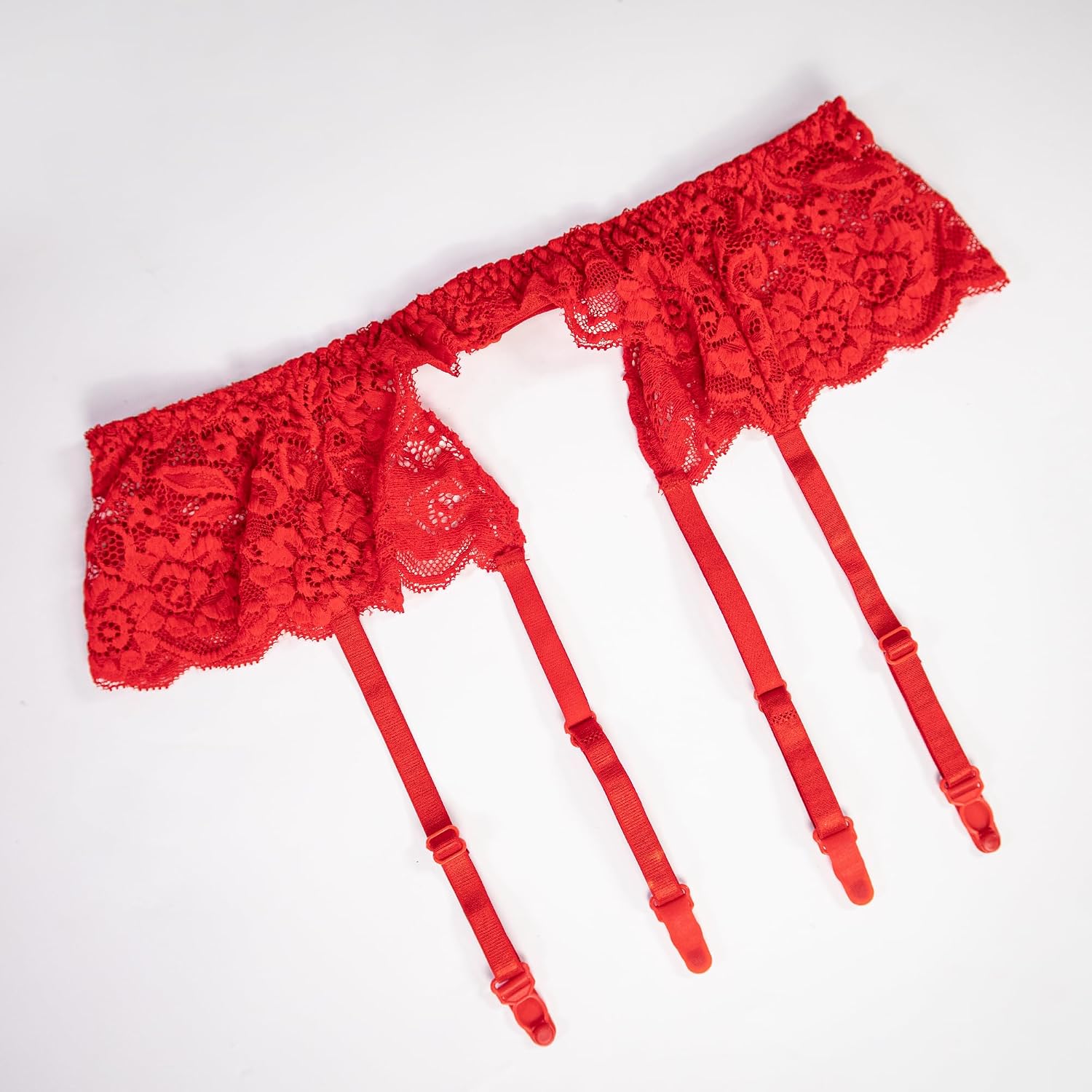 Lidogirl Women's Lace Nights Garter Belt with Stockings Sheers