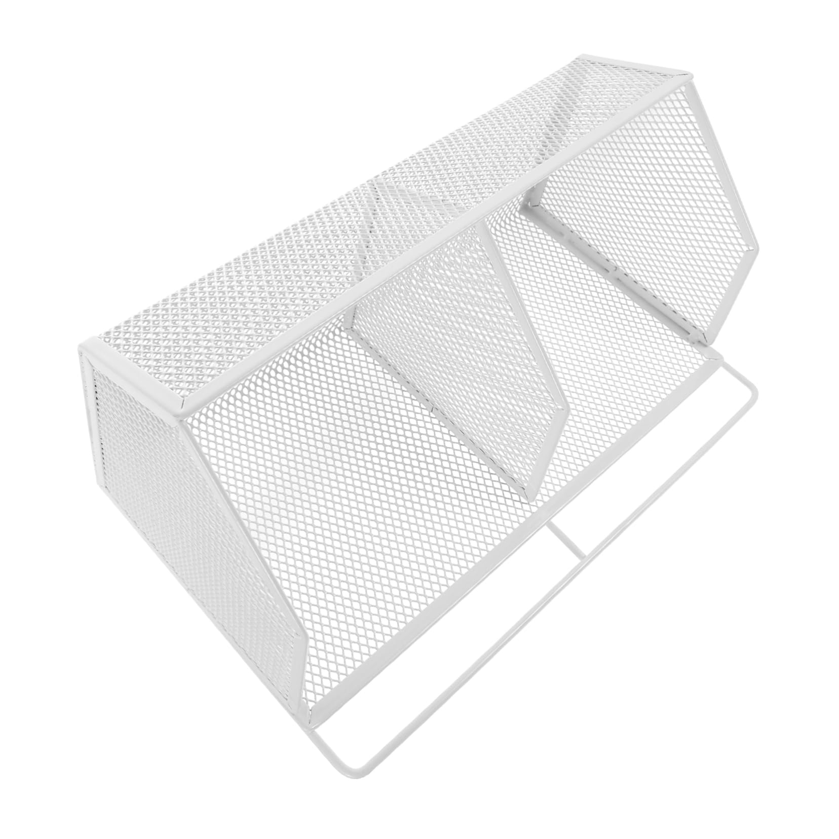 HOMSFOU Minimalist Compartment File Rack for Efficient Hangable Storage System for Office Home Design