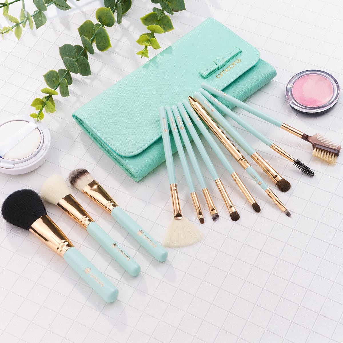 amoore Makeup Sponge Beauty Sponge Makeup Blender Foundation Sponge Applicator Sponges Latext-free (7-pack)