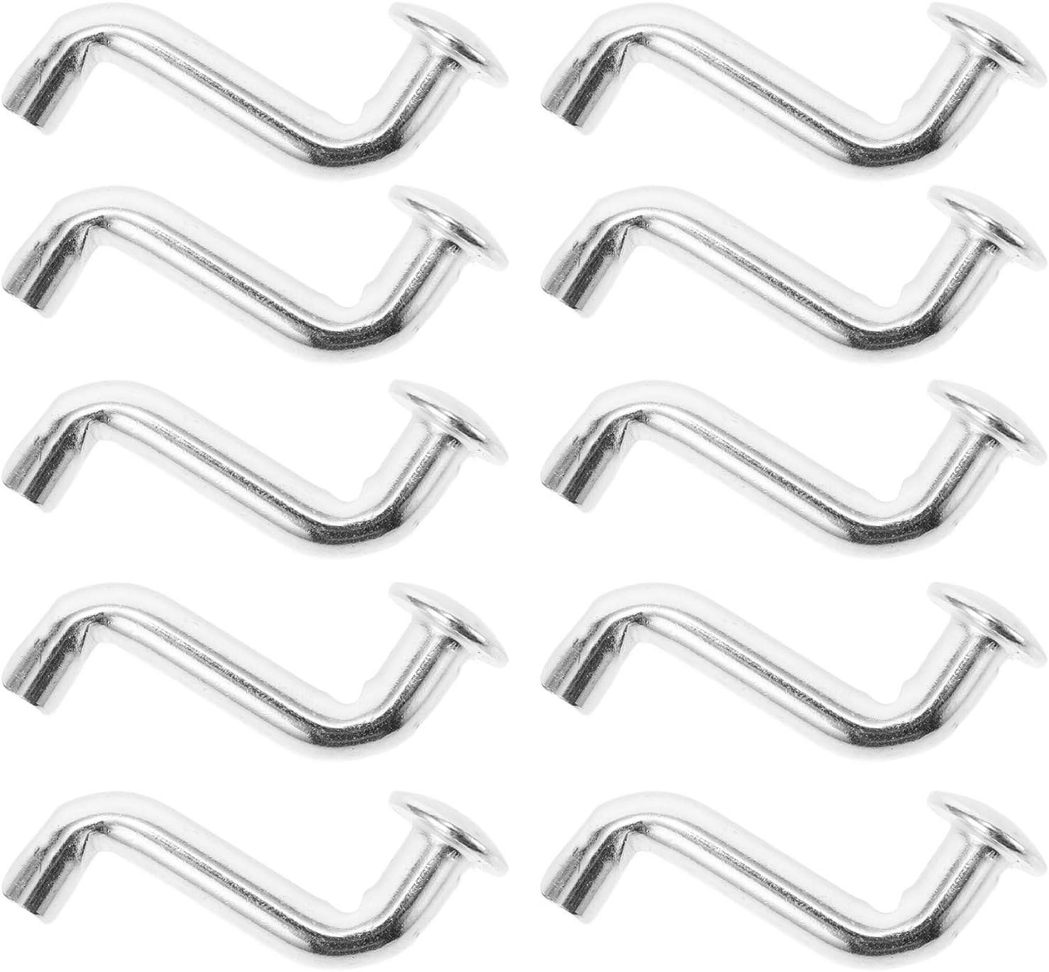 50pcs 7mm Diameter Flat Head S-Type Safety Locking Pins Heavy Duty Pallet Rack Clips for Shelving Systems Warehouse Storage Accessories