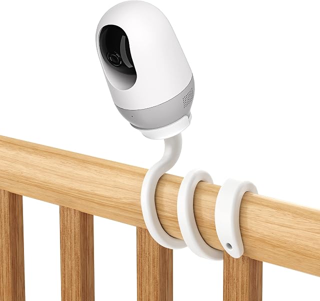 Aulbilly Baby Camera Flexible Mount for Nooie Cam 360 Baby Monitor