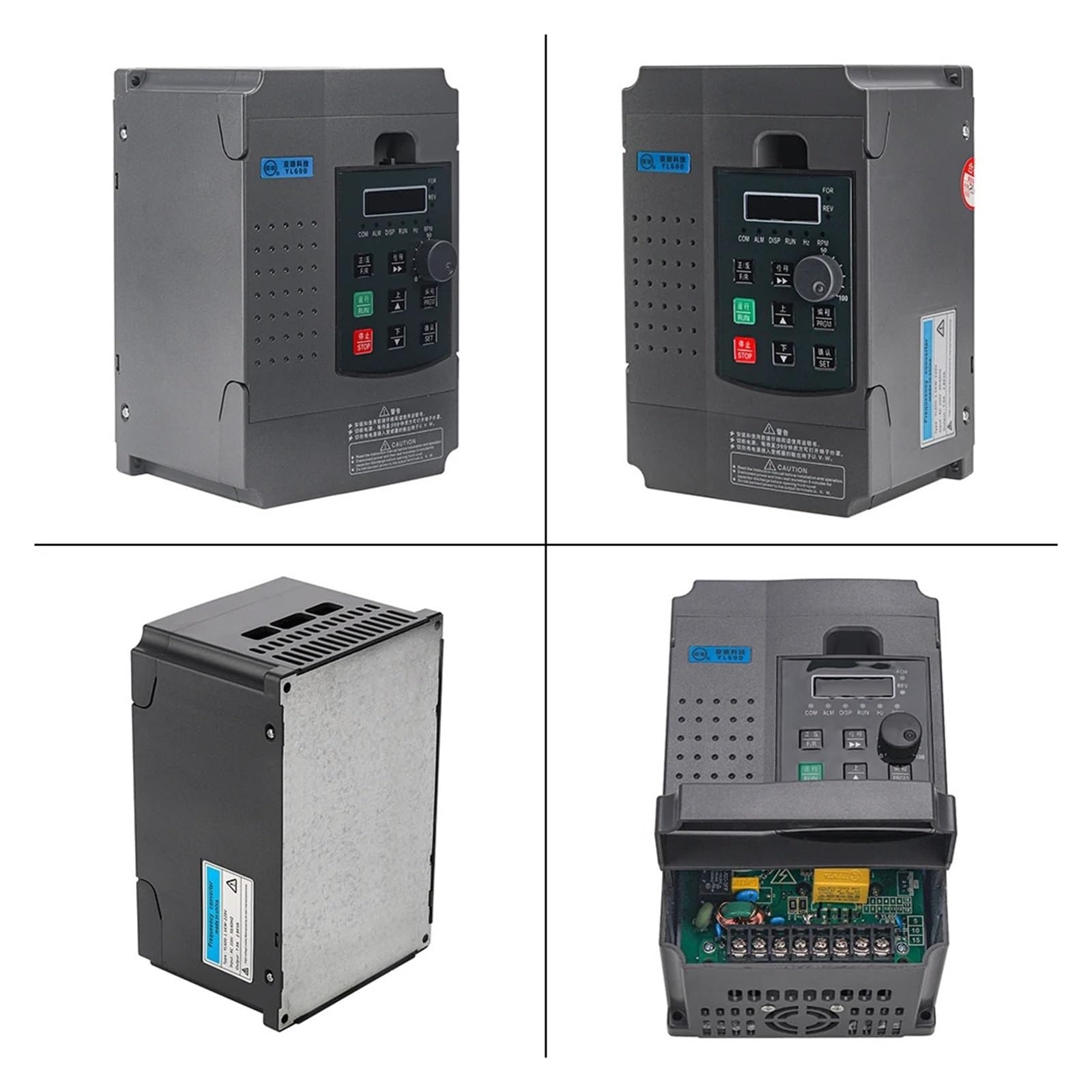Convertitore di Frequenza, Inverter 2.2KW 12V 220 VFD 1P Ingresso 220 Inverter di frequenza 3P Uscita 220 Convertitore di frequenza Azionamento a velocità regolabile