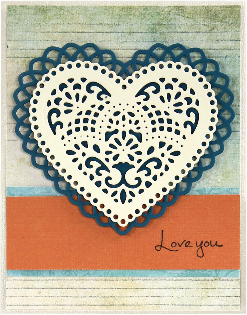 Spellbinders Shapeabilities Dies, Lace Hearts,89589