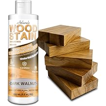 Water Based Wood Stain 8.5oz, Dark Walnut Indoor Outdoor Furniture Stain