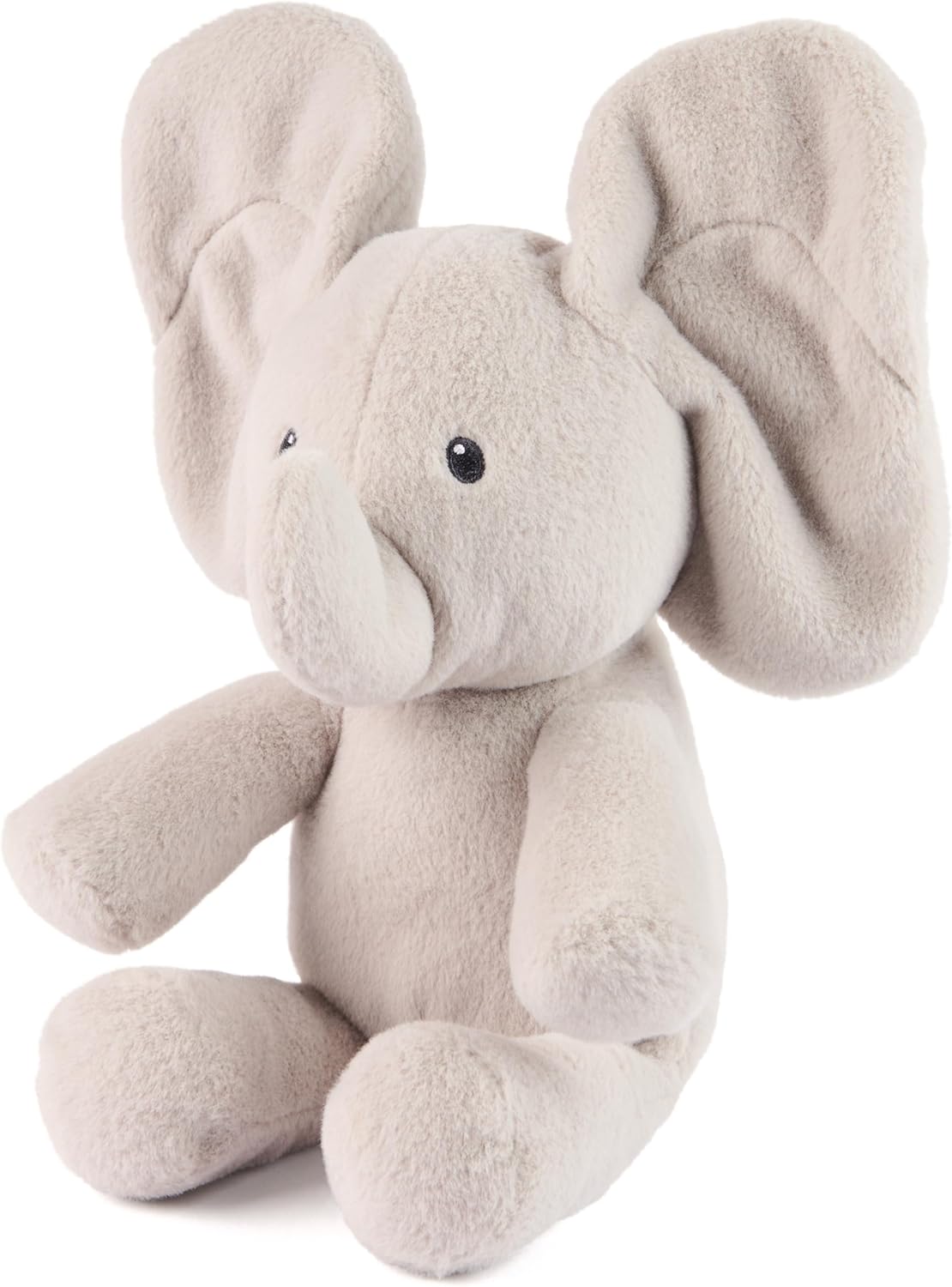 Gund - Hide and Seek Flappy The Elephant - Animated Soft Toy for Baby - Moves Your Ears - Elephant Plush Toy Size 20 cm - Easy to Carry - Baby Soft Toy - Child Toy 1 Year +