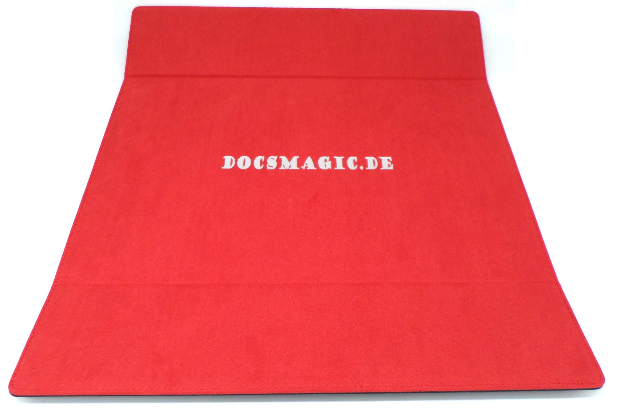 docsmagic.de Premium 3-Row Trading Card Storage Box Black/Red + Trays & Divider - MTG PKM YGO - Scatola di Immagazzinaggio Nero/Rosso