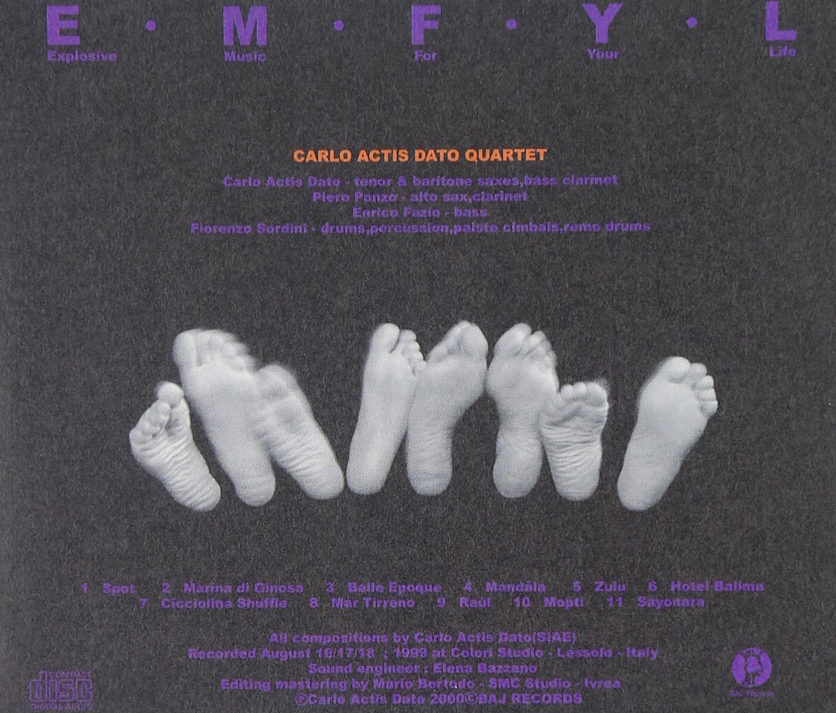 CARLO ACTIS DATO QUARTET - Enna Milonga - Disque CD