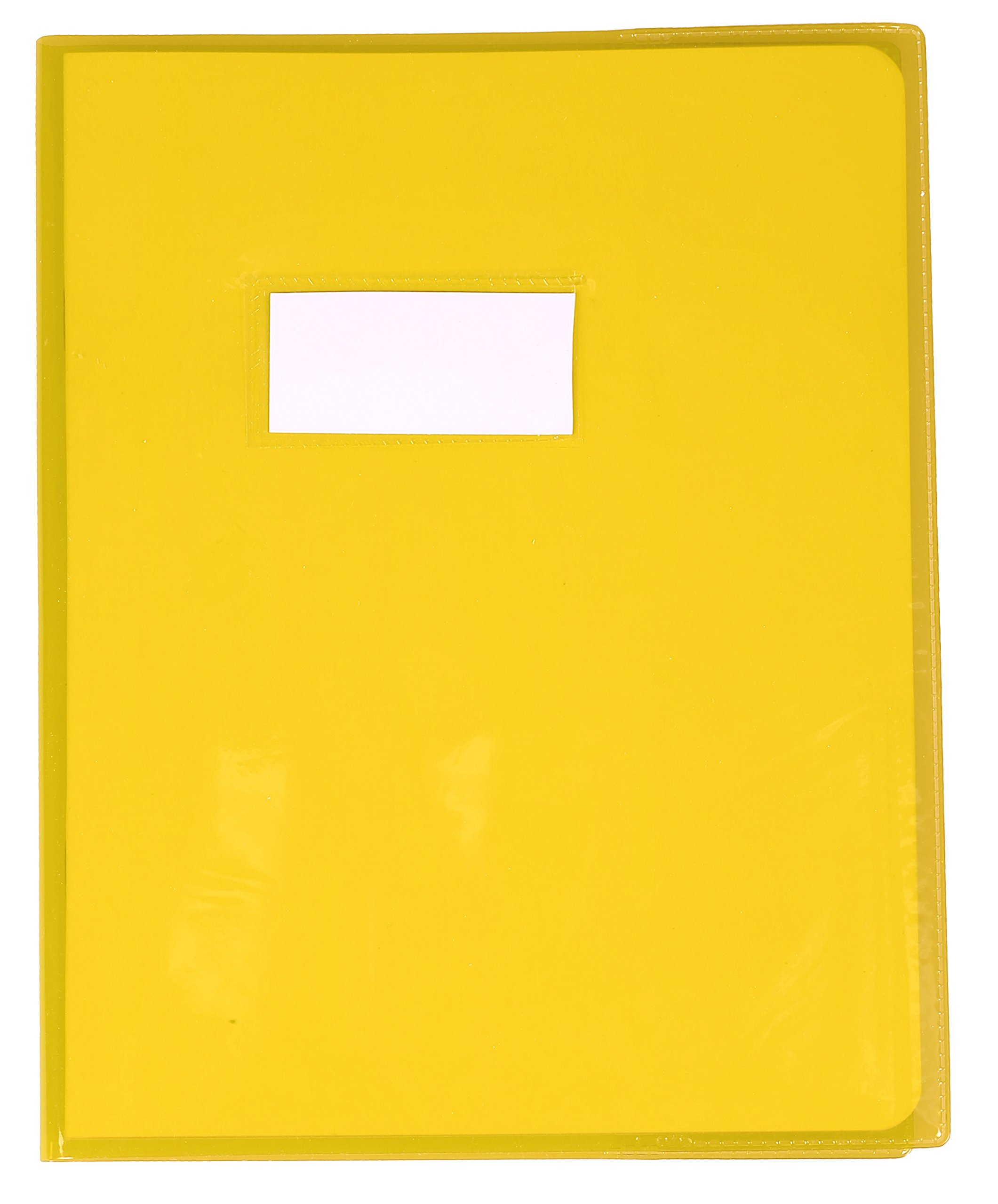 Clairefontaine - Ref 73001C - Calligraphe PVC Exercise Book Protector Cover - 170 x 220mm in Size, Label Holder for Easy Identification - Transparent Colour