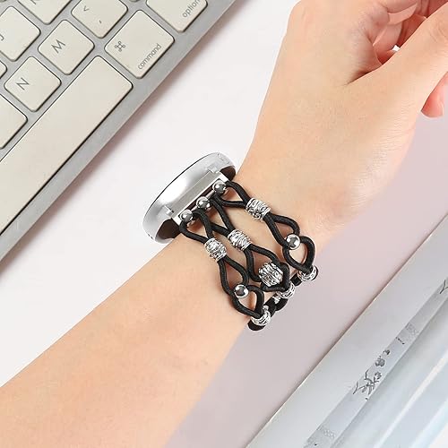 Miniatura 5 de REALSIGN Correa elástica universal de 0.787 pulgadas compatible con Samsung Galaxy Watch 6 5 4 1.575 in 1.732 inWatch 4 Classic 1.654 in 1.811