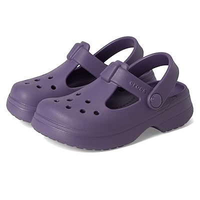 Crocs Kids Classic Mary Jane Clogs (Toddler) Kids Shoes Nightshade