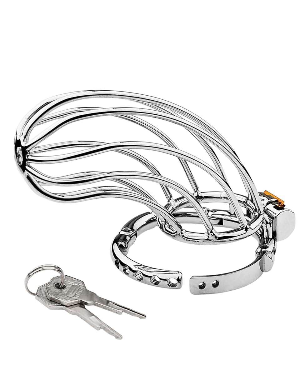 貞操帯 フラット 貞操具 鍵付き ていそうたい男性器 五段階調節貞操リング付き 貞操体 ステンレス鋼 貞操ロック コックロック 拘束具 アダルトグッズ LHDCB-3-TJ