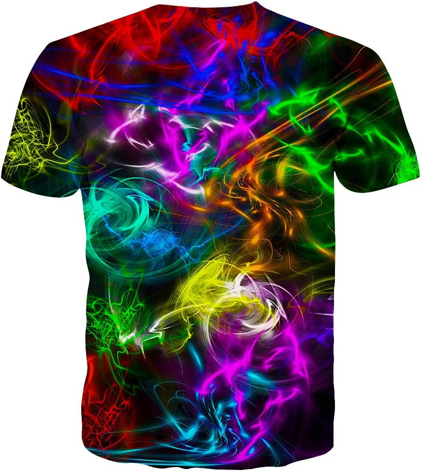 Hgvoetty Unisex Stylish 3D Printed Shirts Short Sleeve Graphic T-Shirts Tops Tees for Men and Women - Image 3